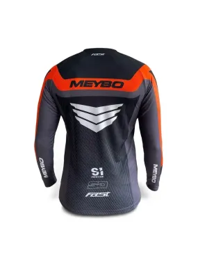 Meybo Race Jersey V6 SlimFit Black/Orange